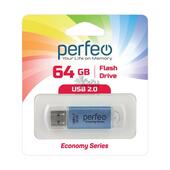 USB накопитель 64Gb Perfeo E01 Blue economy series