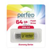 USB накопитель 64Gb Perfeo E01 Gold economy series