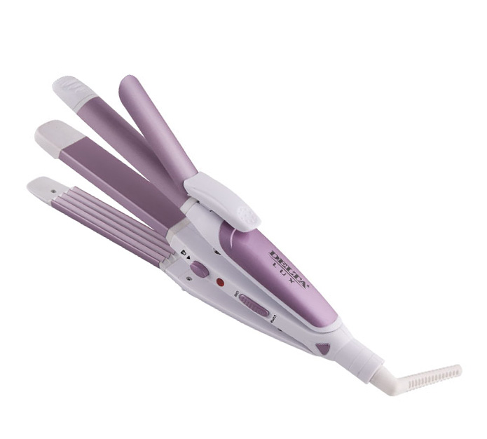 Pocket styler. Щипцы 3 в 1 для укладки волос Delta Lux DL-0632 черные с золотым. Delta Lux DL-1236. Плойка ПС. Delta DL-7042b White-Lilac.