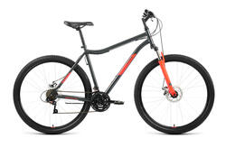 Велосипед 29" ALTAIR MTB HT 2.0 D рост 21", 21ск., т.серый/красный