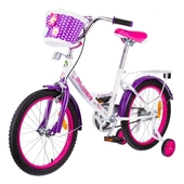 Велосипед 20" Slider Dream IT106113 с багажн. и корзинкой, фиолетовый