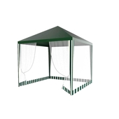 Тент-шатер с москитной сеткой 3*3м зеленый 5354375