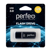 USB 3.0 накопитель 128Gb Perfeo C12 Black