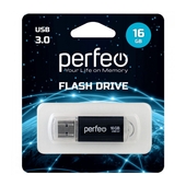 USB 3.0 накопитель 16Gb Perfeo C14 Black