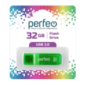 USB накопитель 32Gb Perfeo C13 Green