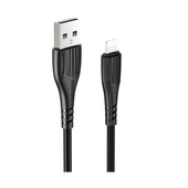 Дата-кабель USB-8pin 1.0м. More choice K22i TPE Black